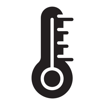 Thermometer Glyph Icon