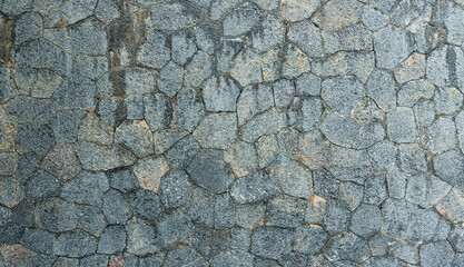Close up of stone wall