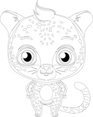 Cute Baby Cartoon Cat Kitten