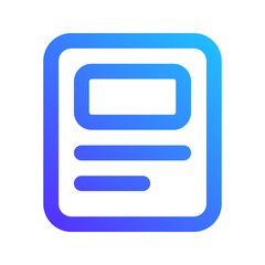news gradient icon