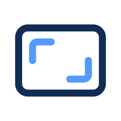 aspect ratio outline color icon