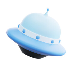 Fototapeta premium 3D UFO Icon