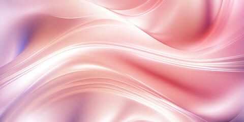Abstract, silky background in warm pink color