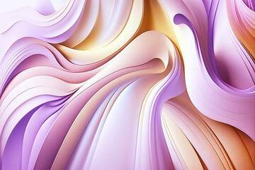Violet and yellow abstract wavy background