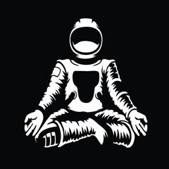 astronaut design illustration 