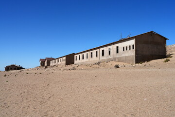Häuser in der Wüste, Namibia, Kolmanskop, Kolmanskuppe, Ruinen, Diamantensuche