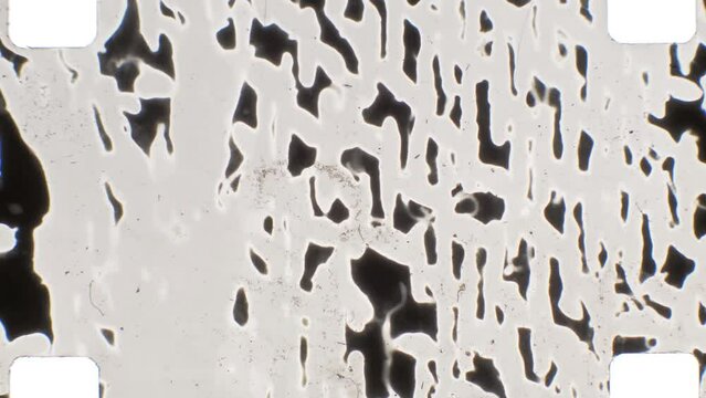 16mm abstract expressive black and white film