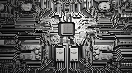 A, integrated circuits, semiconductors, chips, industrial technology, inside technology used everywhere in this world, Automated robotics, GPU, architecture