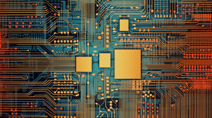 A, integrated circuits, semiconductors, chips, industrial technology, inside technology used everywhere in this world, Automated robotics, GPU, architecture