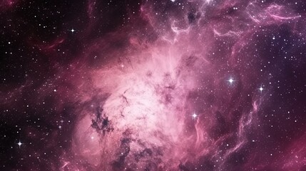 Pink universe light. Galaxies sky in space Planets and stars beauty of Galaxy space exploration.