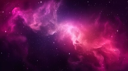 Obraz premium Pink universe light. Galaxies sky in space Planets and stars beauty of Galaxy space exploration.