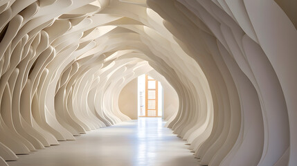 Obraz premium White corridor