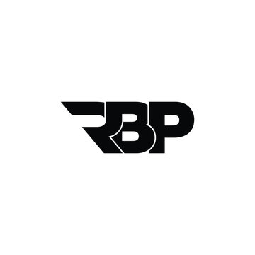 RBP letter monogram logo design vector