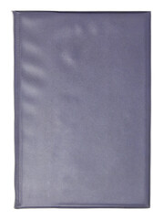 leather book cover isolated with clipping path for mockup