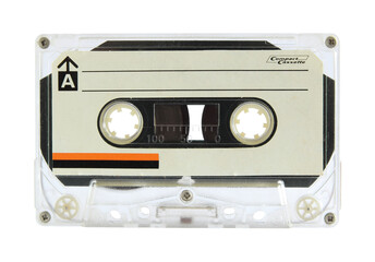 cassette tape isolated with clipping path