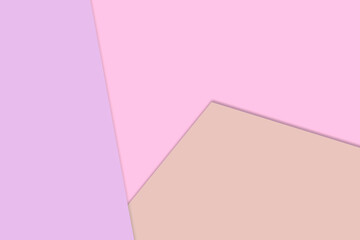 Geometric abstract background with shadow paper cut layers