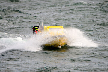 Lotsenboot in der Nordsee