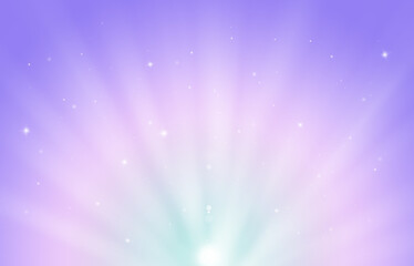 Purple pastel color sparkle rays glitter lights with bokeh elegant lens flare abstract background. Dust sparks background. - 605353619