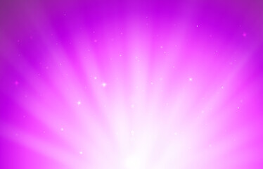 Pink sparkle rays glitter lights with bokeh elegant lens flare abstract background. Dust sparks background. - 605353654