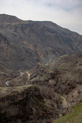 view of road in the mountains