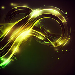 abstract futuristic background with glowing neon moving high speed wave lines and bokeh lights. Data transfer concept Fantastic wallpaper, created with Generative AI