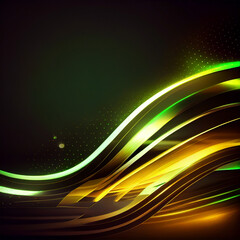 abstract futuristic background with glowing neon moving high speed wave lines and bokeh lights. Data transfer concept Fantastic wallpaper, created with Generative AI