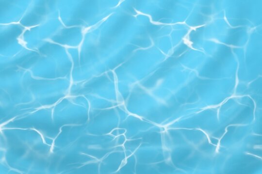 Illustration image of blue water with highlight and shadow wave surface background wallpaper 