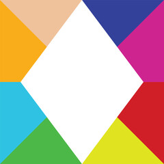 Multi Color pastel, rainbow vector texture in style. Beautiful illustration with diamond. Backgrounds for mobile phones, laptops, photos, web, white background,