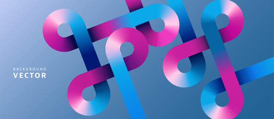 Vector Abstract Background. Colorful Illustration with Angular Gradients.