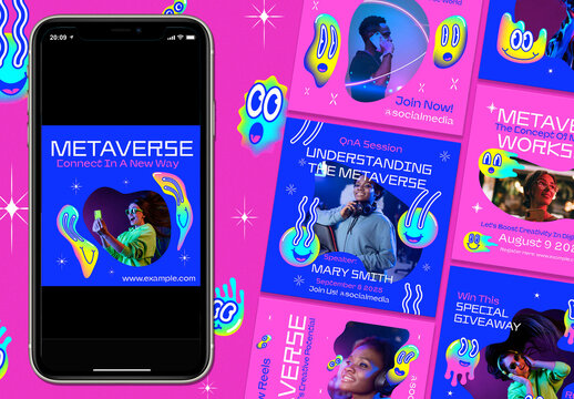 Pink Liquid MetaPop IG Set 