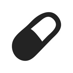 Cartoon groovy doodle pill. Hand drawn medication pills (Full Vector)