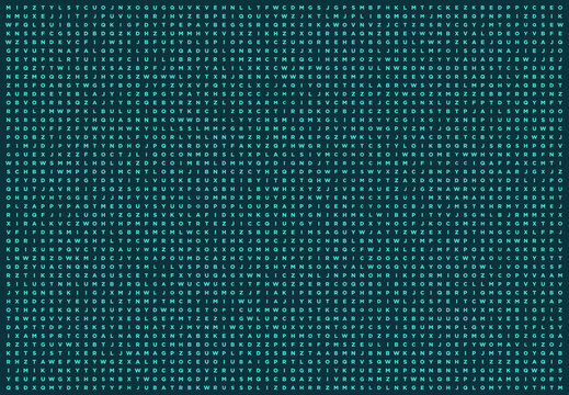Letters Grid Pattern background