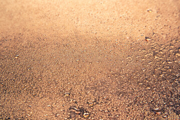 Drops of water on a colored background. Abstract texture