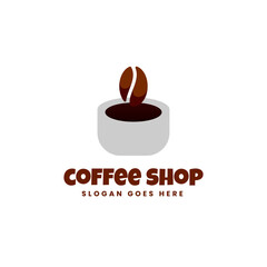 Vector Logo Illustration heron Gradient Colorful Style