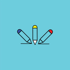 illustration of a pencil