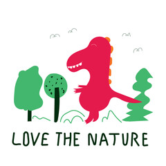 Cute dinosaur vector design for wallpaper, background, fabric and textile