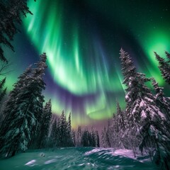 Aurora Borealis/Northern Lights, Generative AI