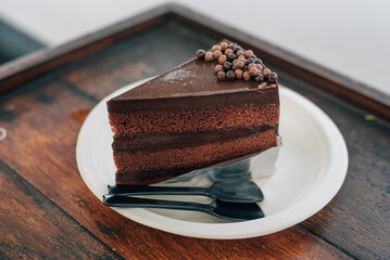 Chocolate Cake with Soft Ganache