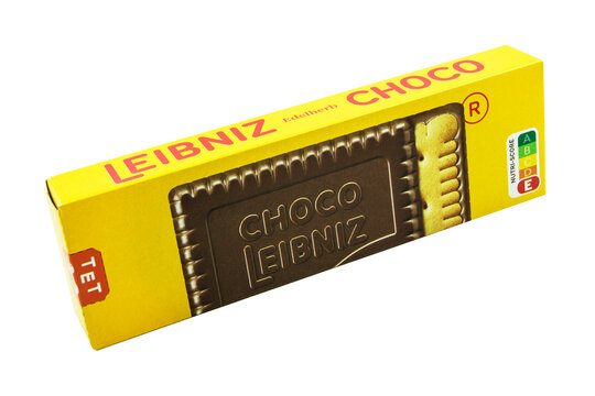 Leibniz Choco Waffeln mit Schokolade Edelherb auf weissem Hintergrund