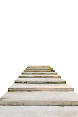 stair step concrete isolated