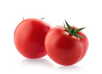 Tomato isolated on white background with clipping path without shadow