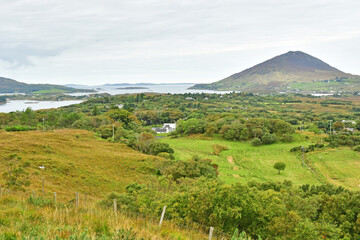 Fototapeta na wymiar Letterfrack; Ireland - september 13 2022 : Connemara National Park