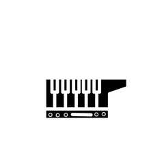 Guitar Hum Instrument Solid Icon