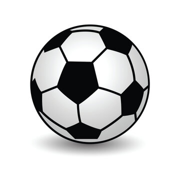 Soccer Ball Symbol, Football Ball Icon stock illustration