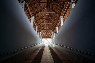 Obraz premium view of new entrance to Cu Chi tunnels were the location of several military campaigns during the Vietnam War, is now touristic destination.