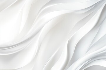 Obraz premium Abstract White Silky Smooth Elegant Ornate Texture Generative AI 