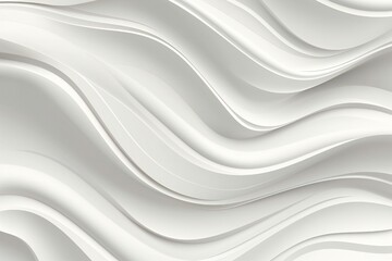 Fototapeta na wymiar Abstract White Silky Smooth Elegant Ornate Texture Generative AI 