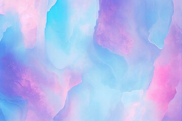 Fototapeta na wymiar Colorful Pink And Blue Watercolor Abstract Background. Wallpaper. Valentine's Day Banner. Generative AI