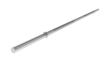 Barbell. Isolated. Exercise equipment. 3d illustration.