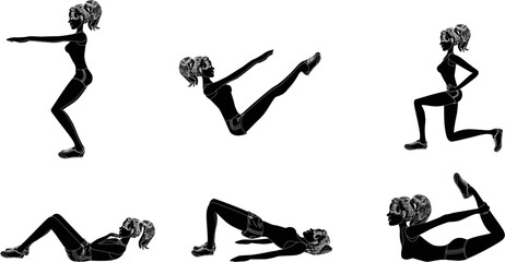 Mind, Body, Silhouette: Embracing Wellness through Exercise Shadows